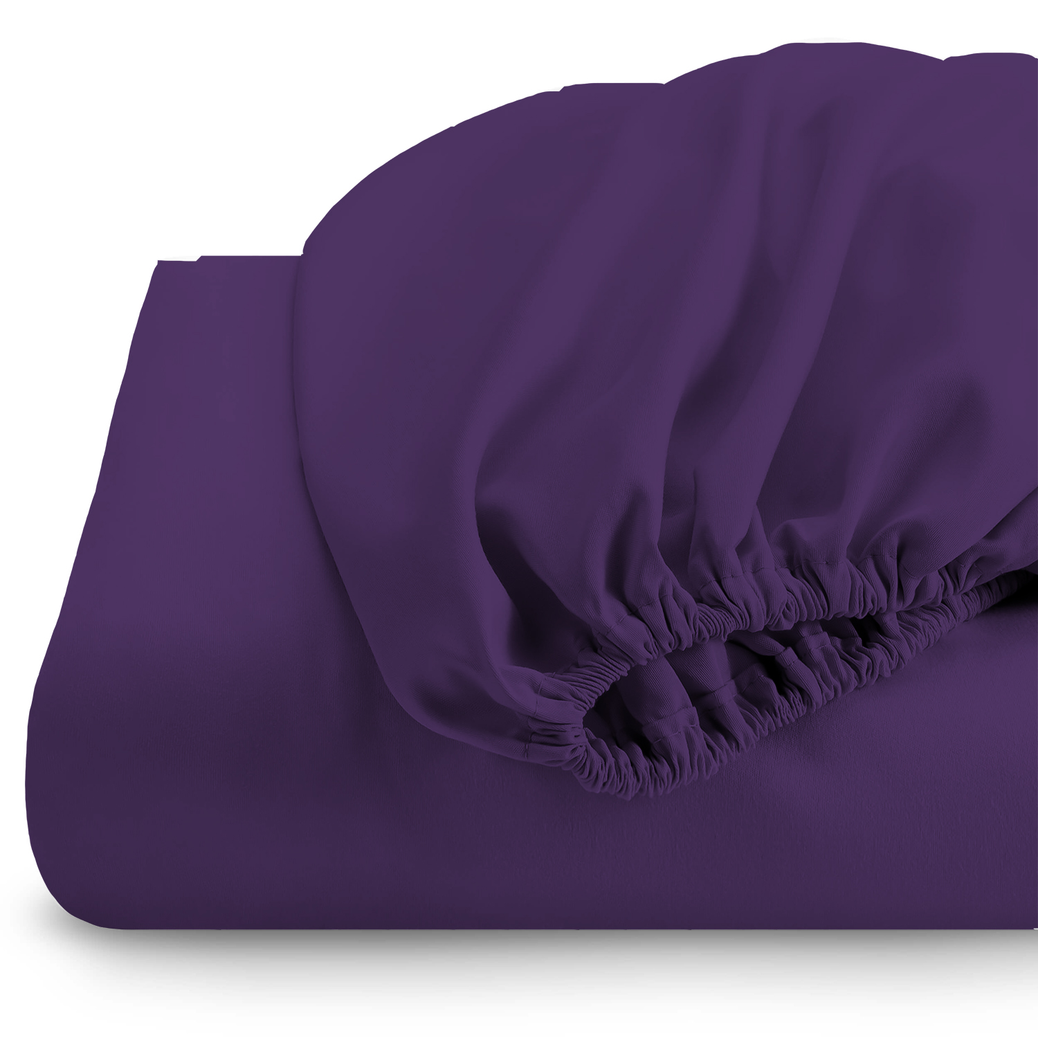 Rest Super soft Fitted sheet 120 X 200 + 25 CM-PURPLE